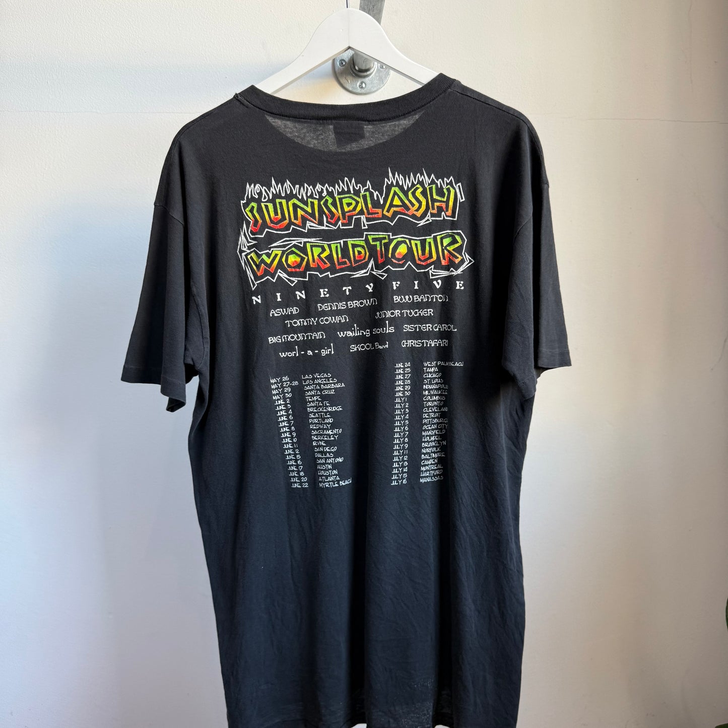 sunsplash reggae world tour tee - l