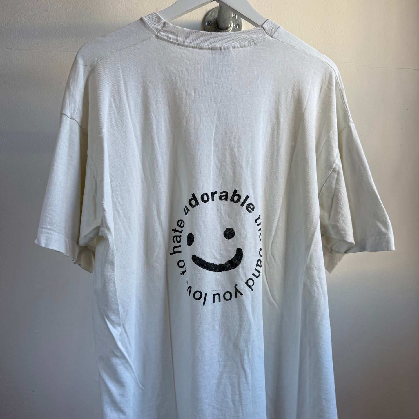 adorable ‘the band you love to hate’ tee - xl