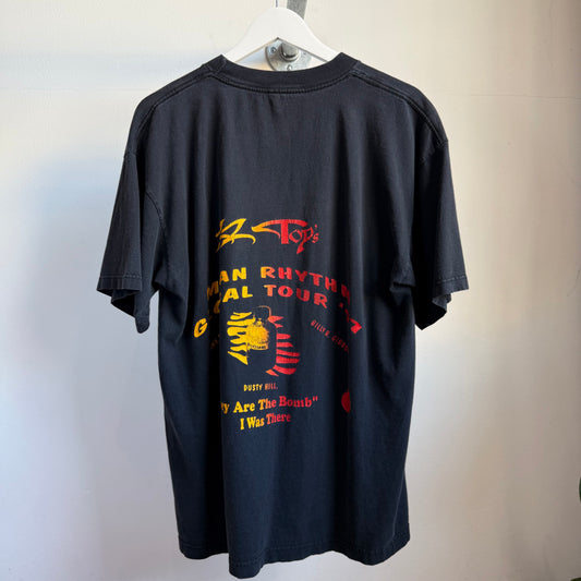 zz top ‘live in concert’ lot tee - xl