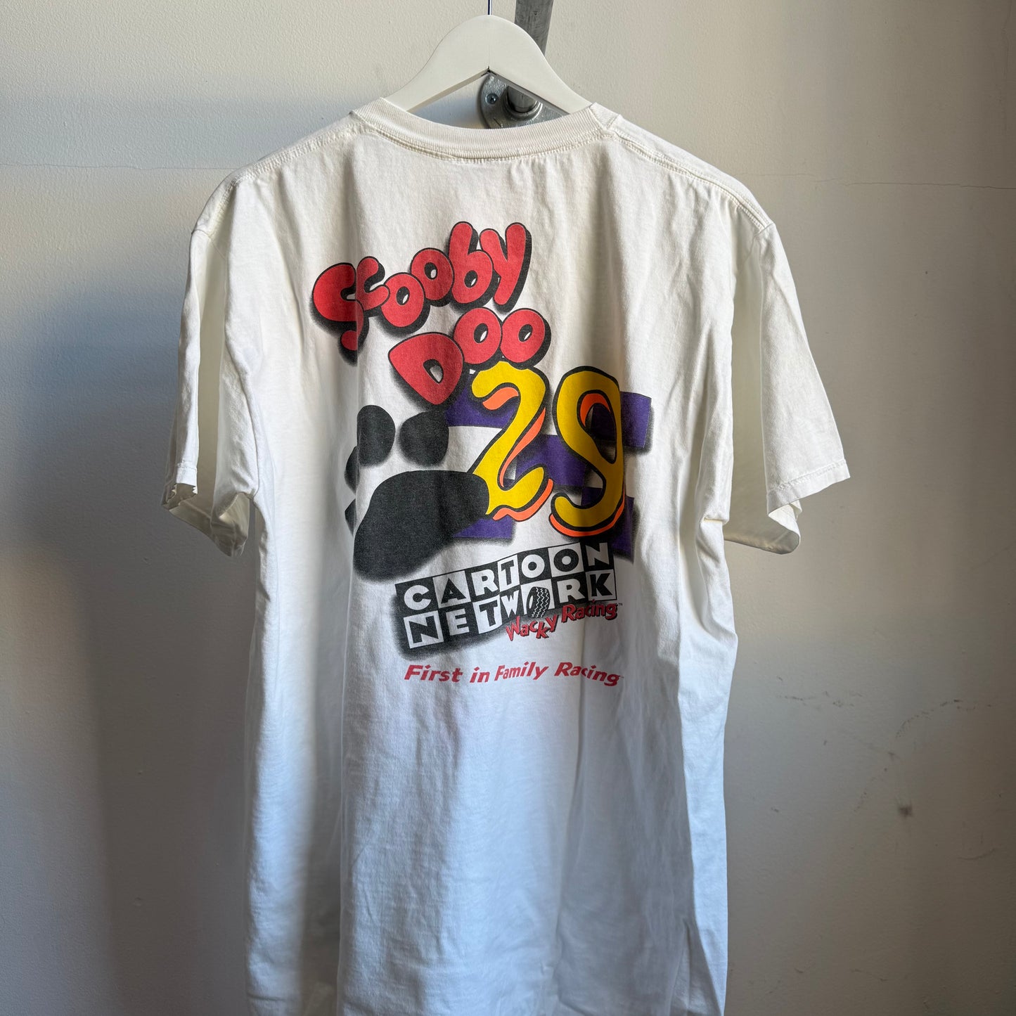 cartoon network scooby doo wacky racing tee - xl