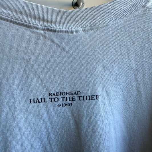 radiohead 'hail to the thief' tee - xl