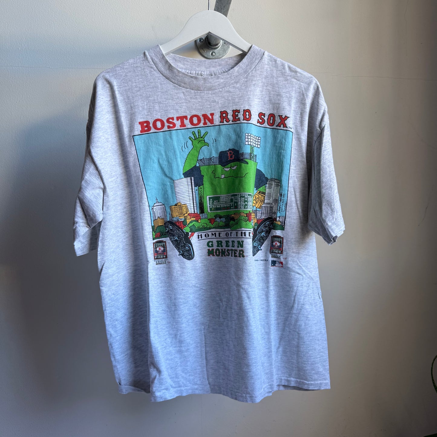 boston red sox green monster tee - xl