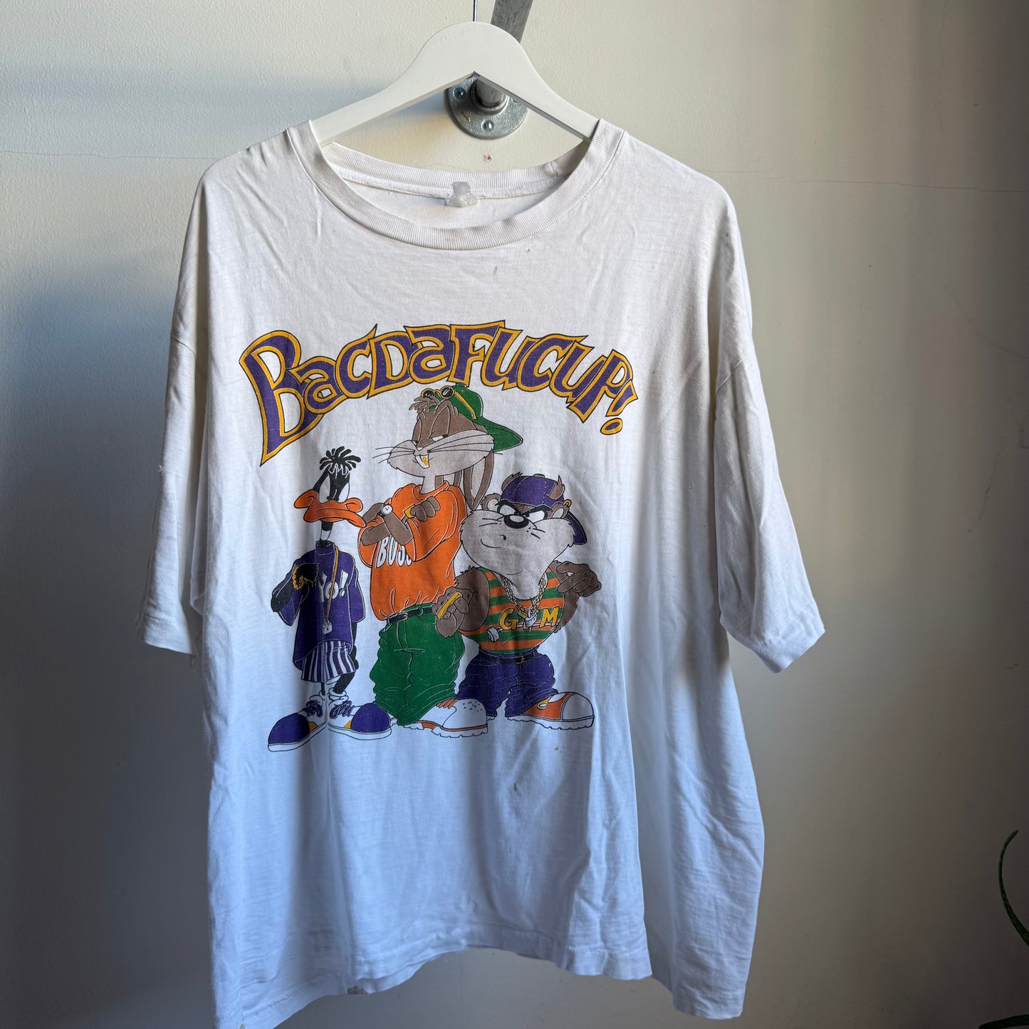 looney tunes bacdafuccup tee - xl