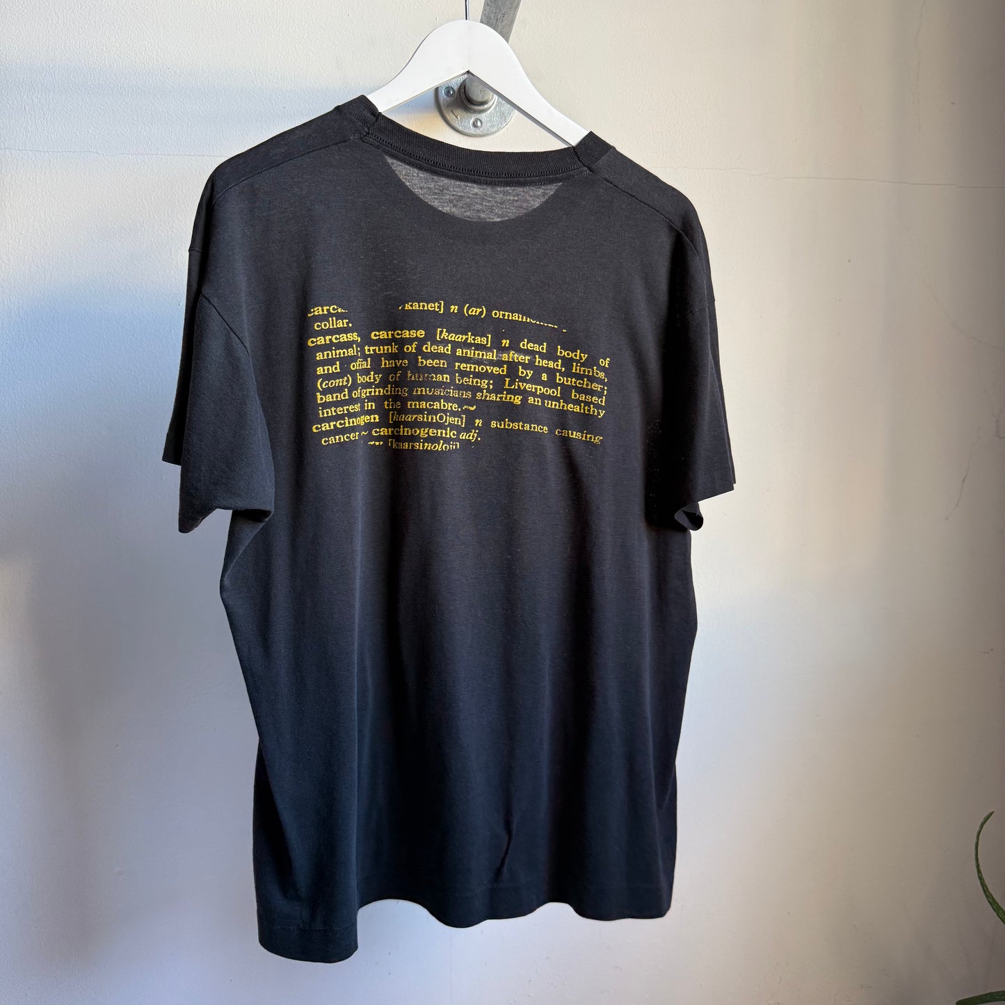 carcass 'green chest cavity' tee - l