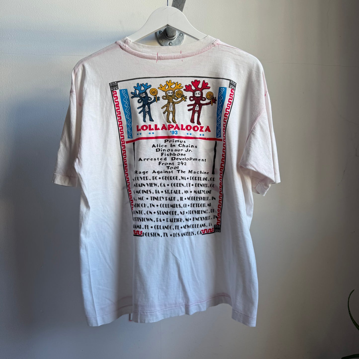 alice in chains 'lollapalooza 1994 dirt' tee - l