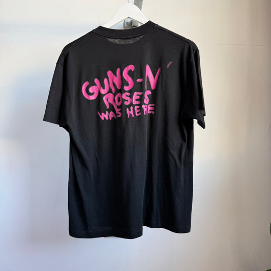 guns n roses was here tee - l