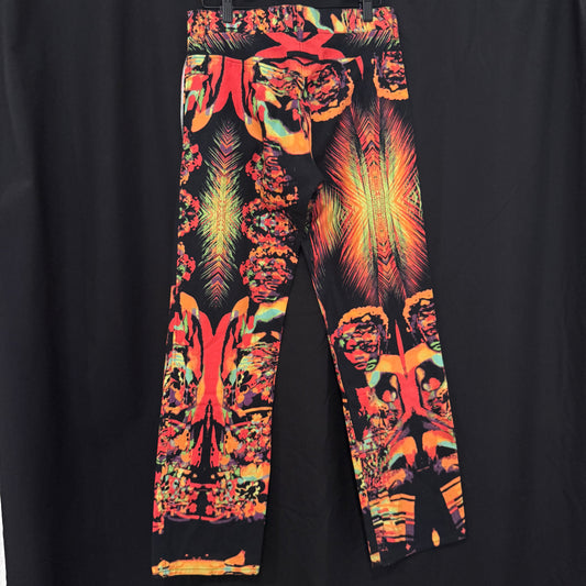 jean paul gaultier ‘psychedelic print’ pants - 28”