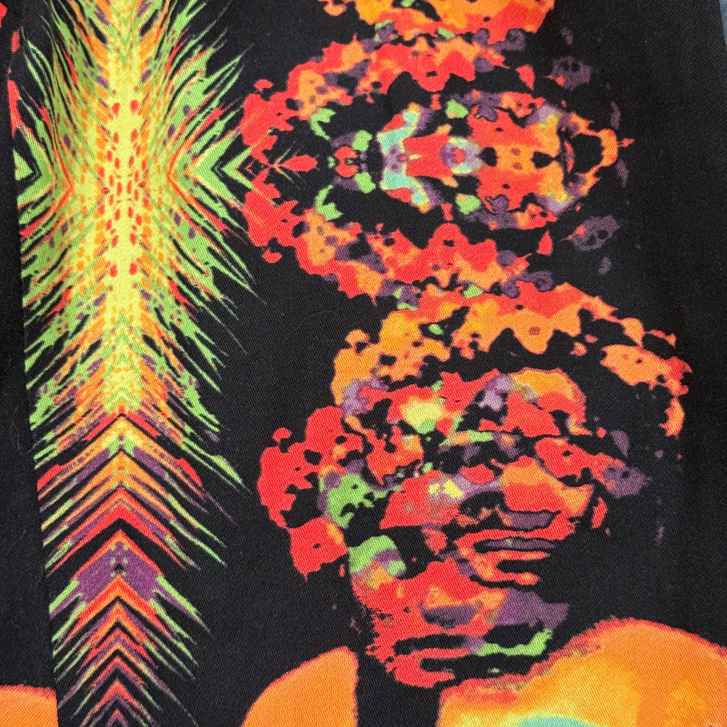 jean paul gaultier ‘psychedelic print’ pants - 28”