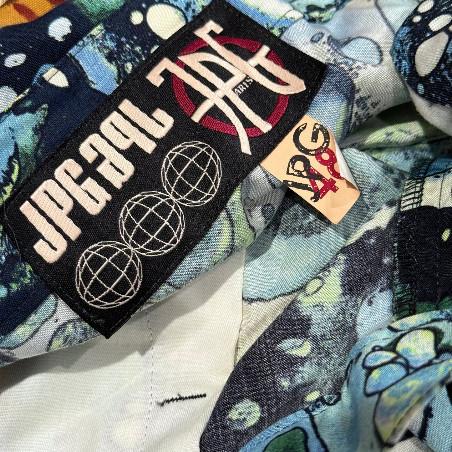 jean paul gaultier ‘bacteria print’ pants - 31”