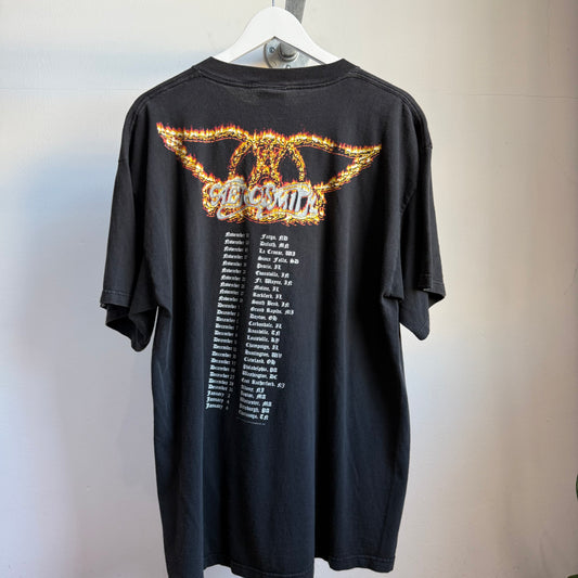 aerosmith ‘9 lives tour tee’ - xl