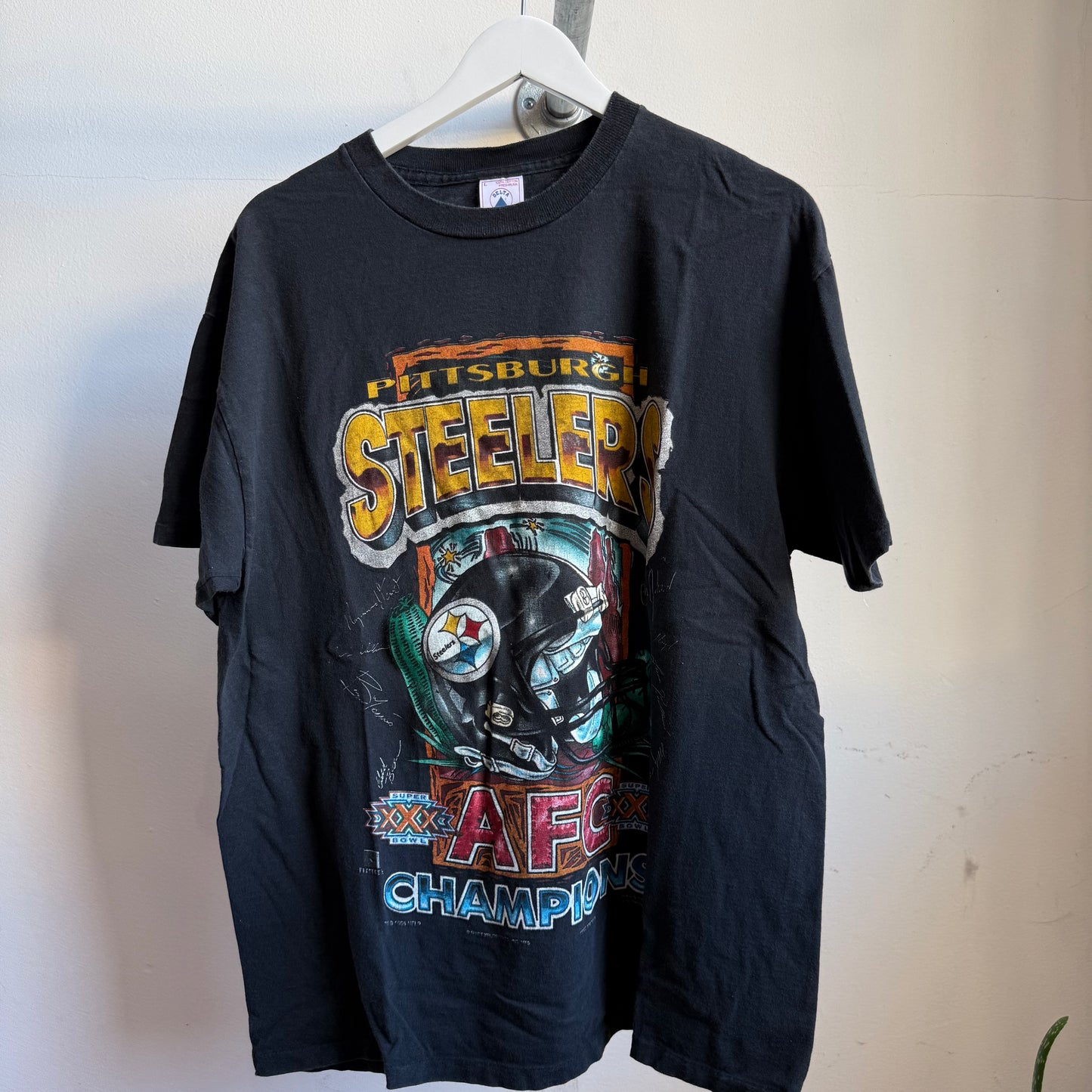pittsburgh stealers afc champs tee - l