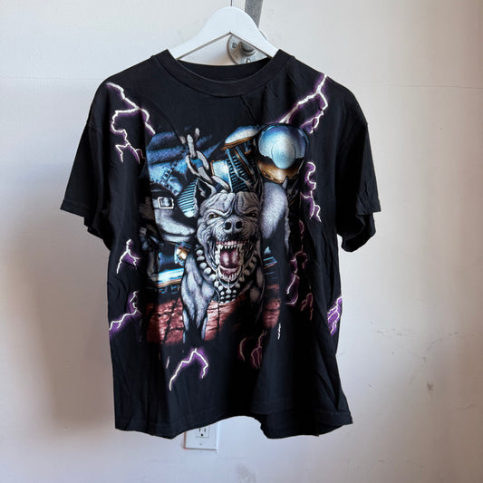 pitbull usa thunder tee - l