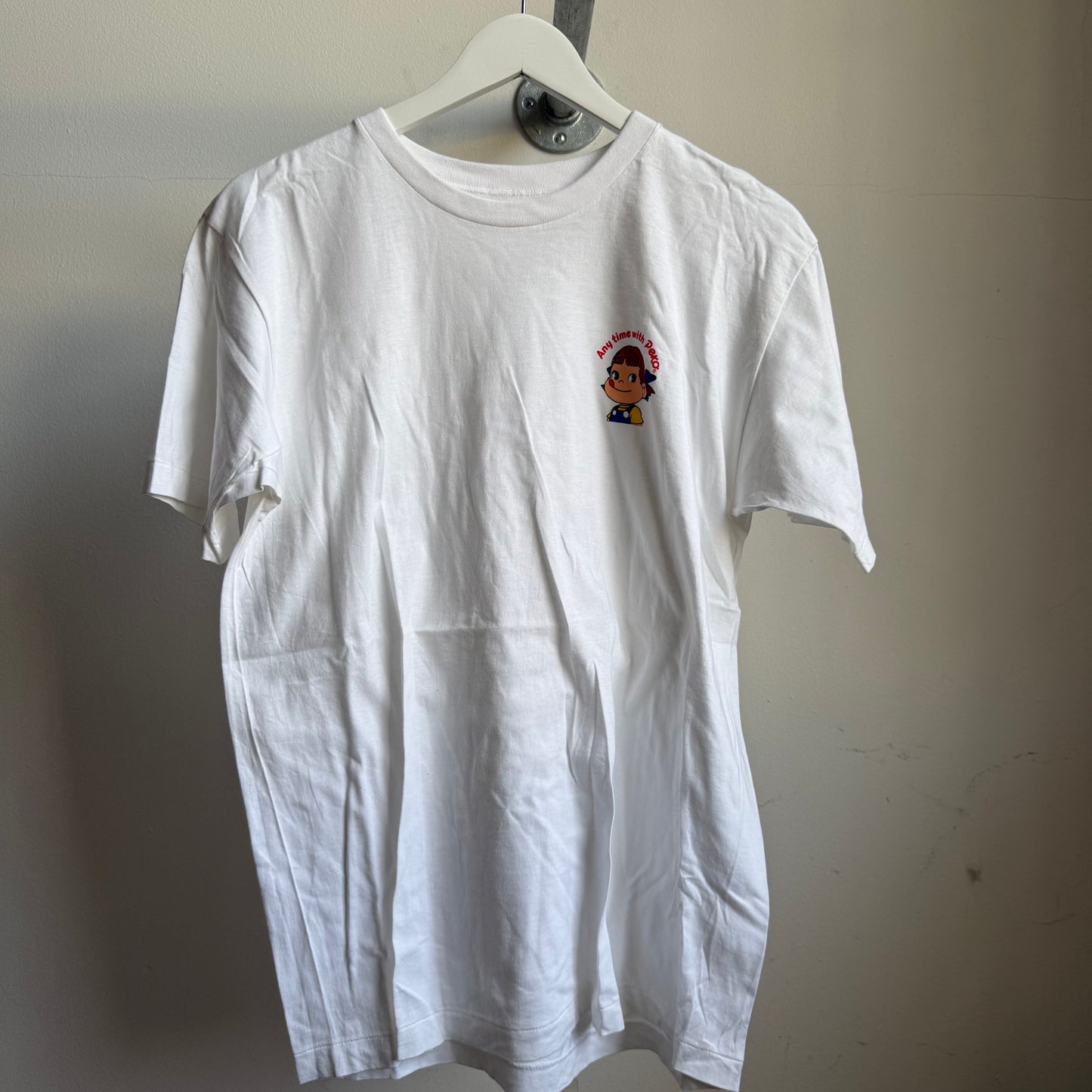 milky peko chan japanese promotional tee - m