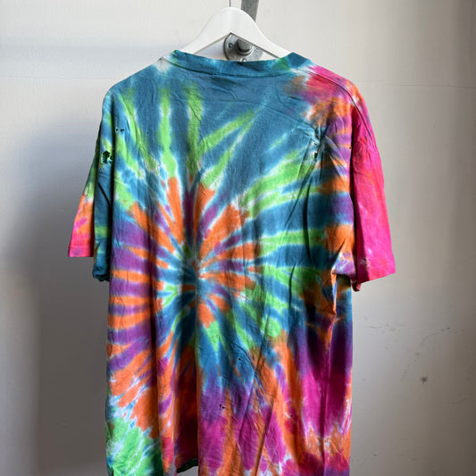 jesus 'no greater love' tiedye tee -xl