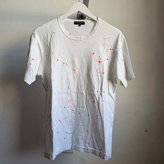 comme des garcons homme paint splatter tee - s