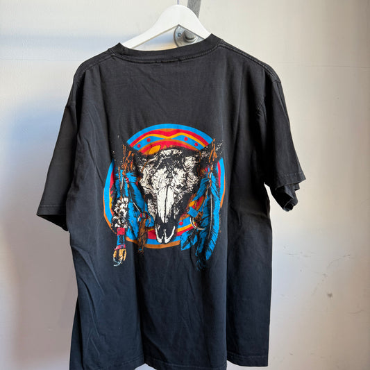 cattle skull by american thunder tee - xl