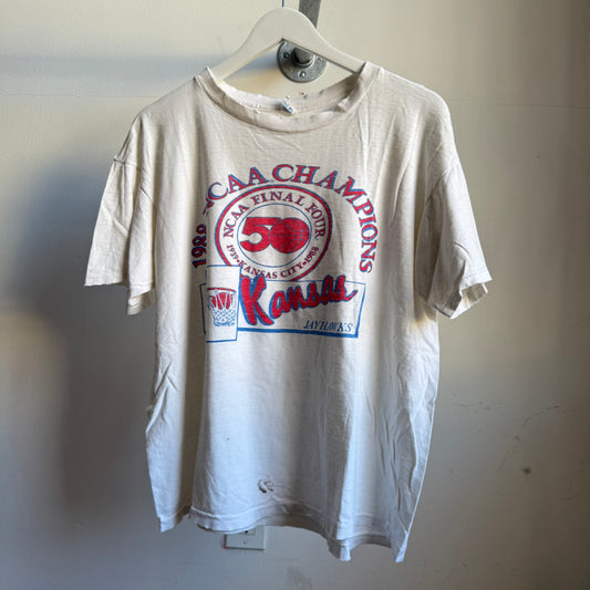 champion kansas jayhawks tee - xl