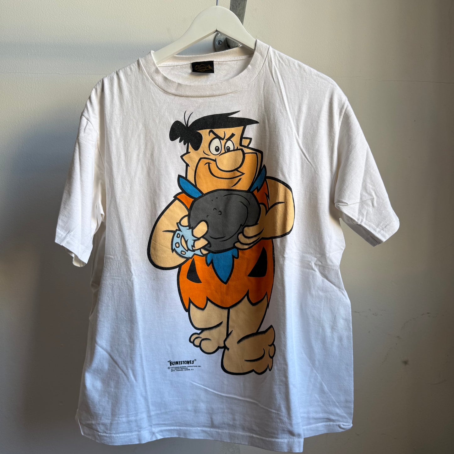 fred flintstone bowling tee - xl