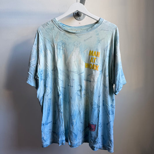 home improvement 'man at work' tiedye tee - xl
