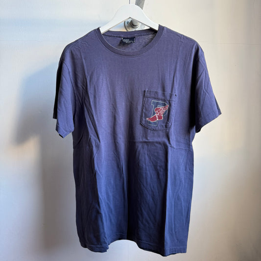 polo p wing pocket tee - m