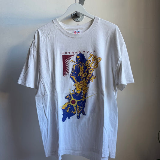 jethro tull 'too young to die' tee - xl