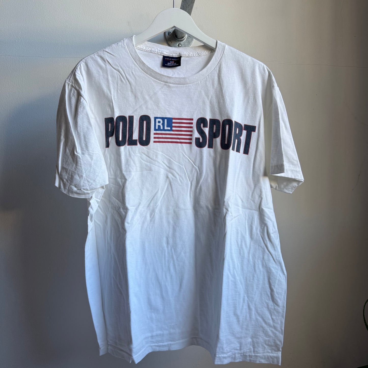 polo sport rl flag tee - xl