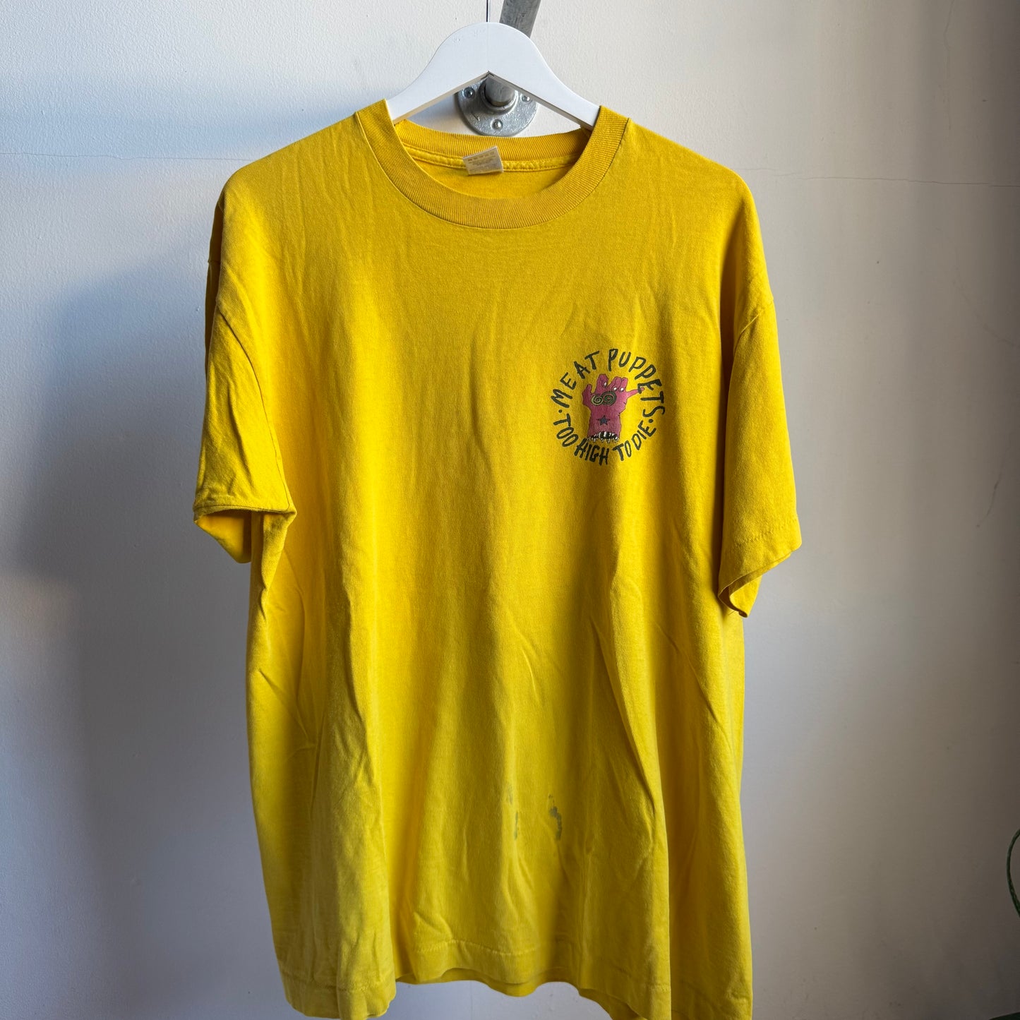 meat puppets 'too high to die' tee