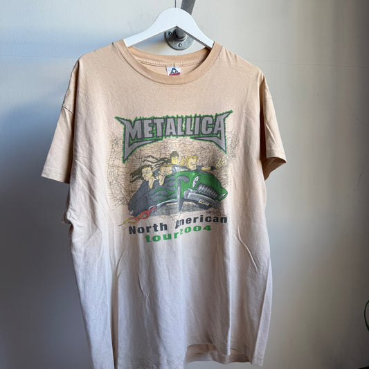 metallica 'north america 2004 tour' tee - xxl