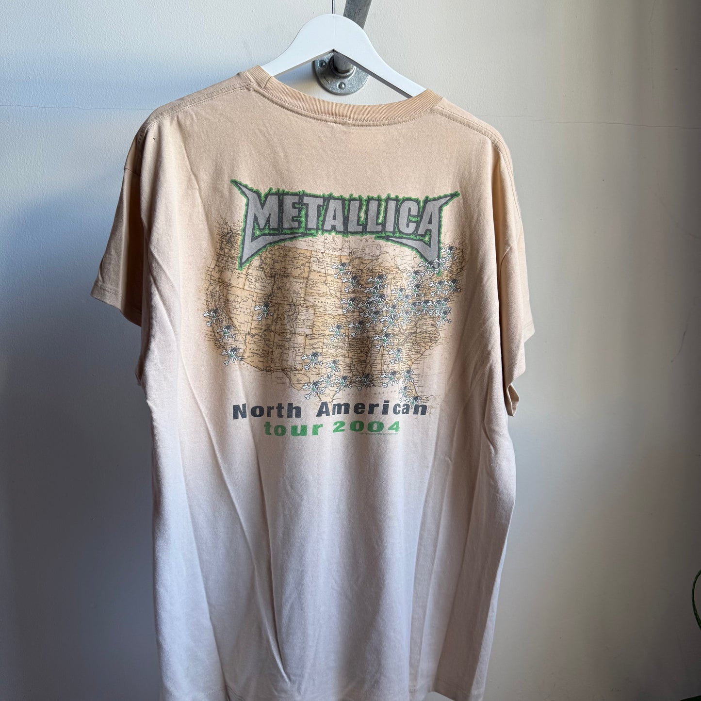 metallica 'north america 2004 tour' tee - xxl