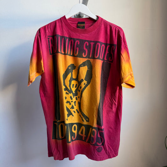 rolling stones 'voodoo lounge tour' tiedye tee - xl