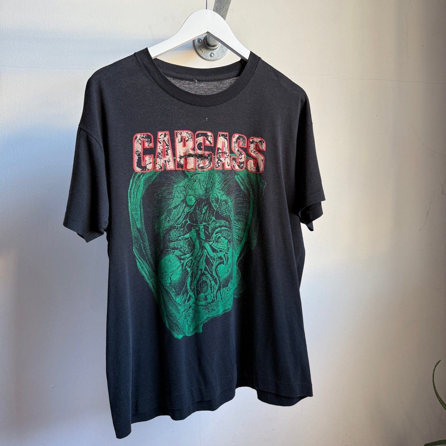 carcass 'green chest cavity' tee - l