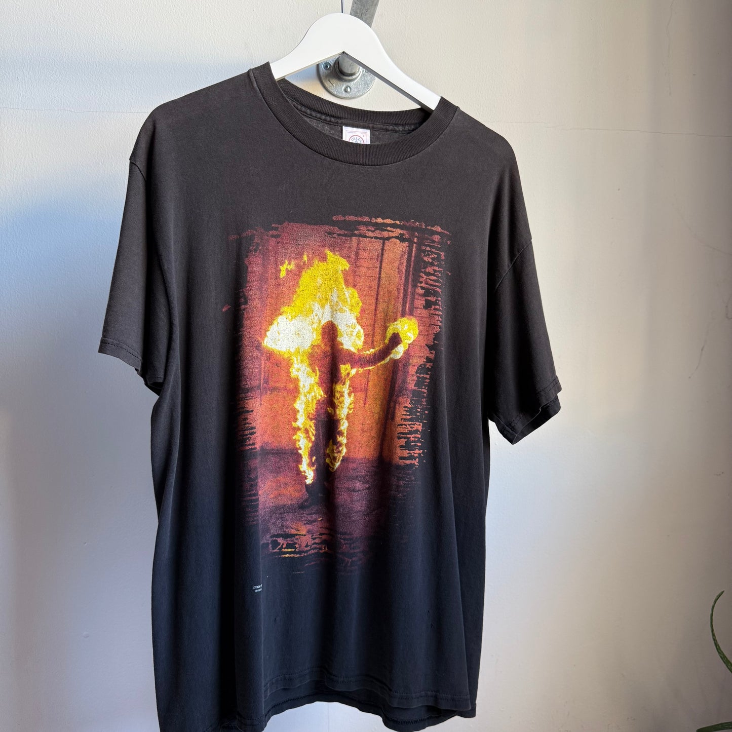 rammstein 'burning man' tee - l