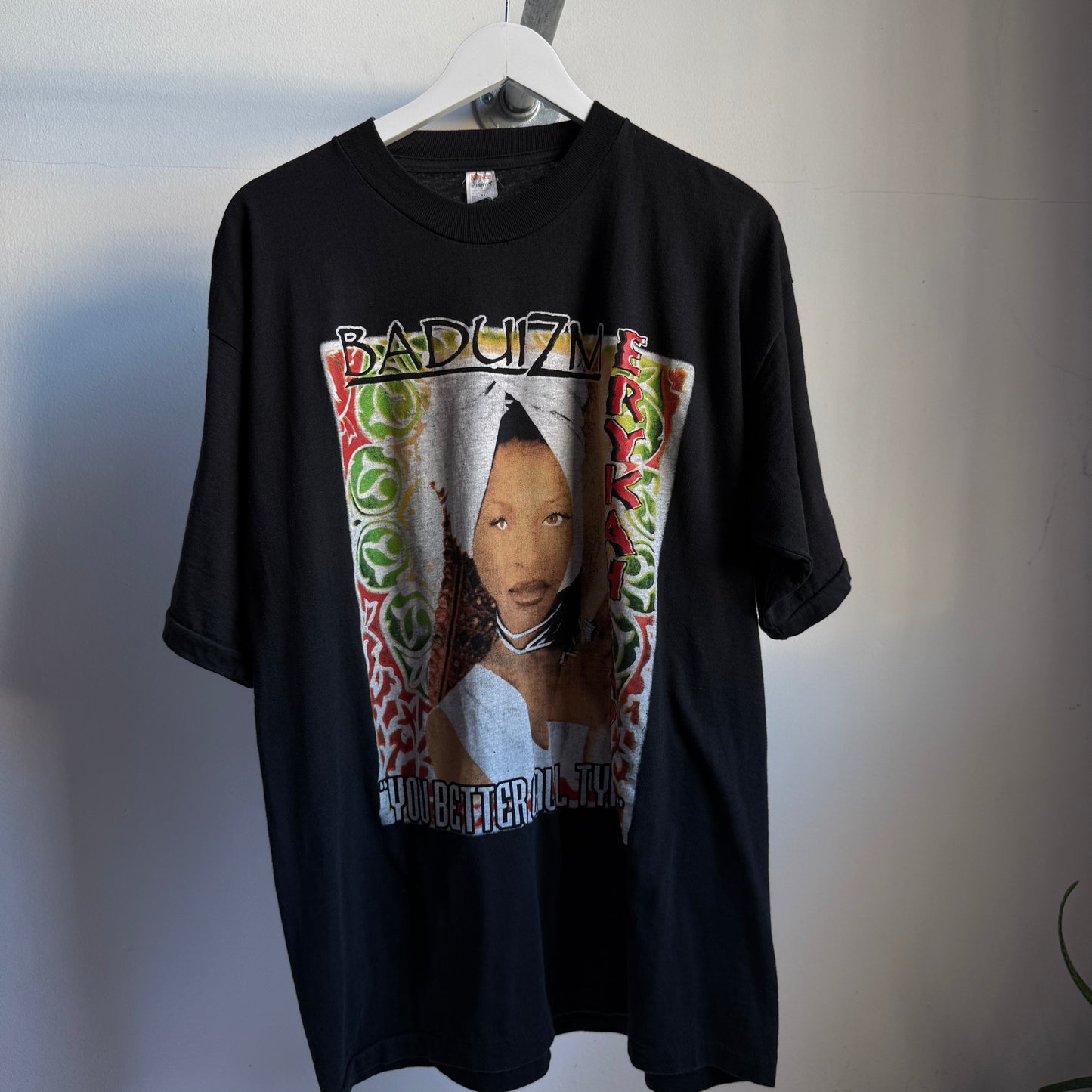erikah badu 'baduism world tour 1998' tee - xl